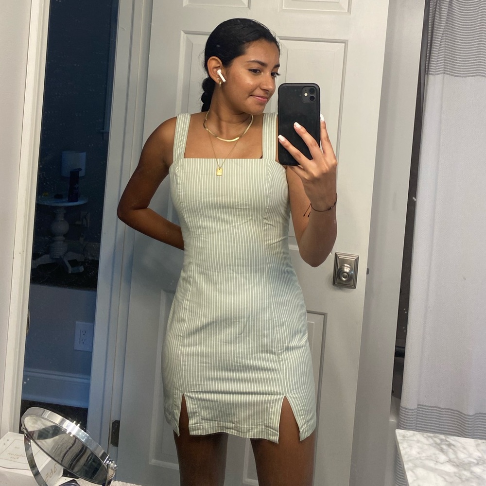 Women's Stripped Mini Dress